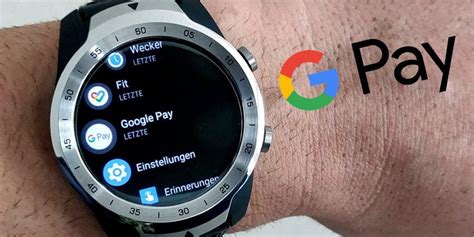 google pay mit smartwatch